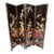 Vintage Chinese Mother of Pearl Coromandel Lacquered Screen Room Divider For Sale