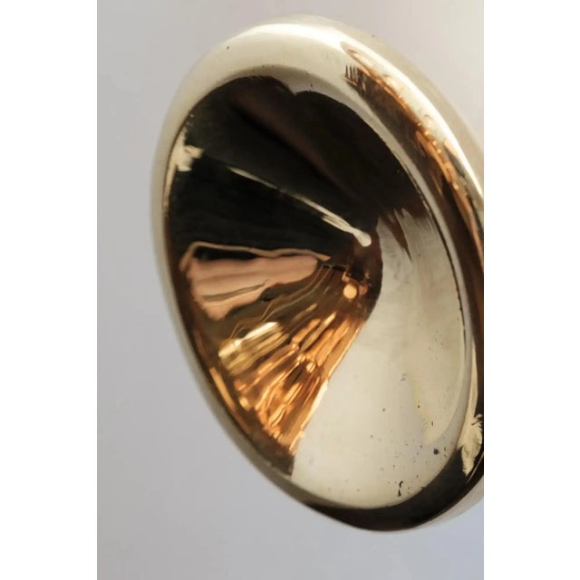 Metal Carl Auböck Model #8040-2 Polished Brass Knob For Sale - Image 7 of 12