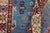 Textile Bohemian Kazak Light Blue/Beige Wool Rug - 3'3''x4'9'' For Sale - Image 7 of 10