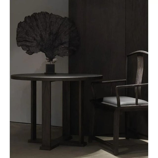 Contemporary Sevva Round Table by Guillaume Alan For Sale - Image 3 of 6