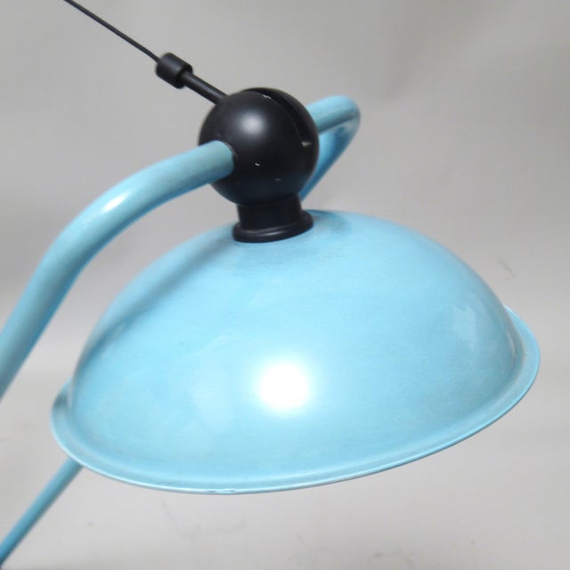 Metal Post-Modern Italian Lamp, 1980s For Sale - Image 7 of 12