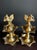 Gold Vintage Pair of Hanging Two Tiered Brass Peacock Diyas For Sale - Image 8 of 12