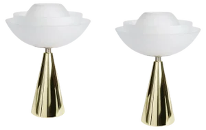 Lotus Table Lamps by Mason Editions, Set of 2