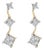 14K Yellow Gold 1 cttw Princess Cut Diamond Earrings (H-I, SI1-SI2) For Sale