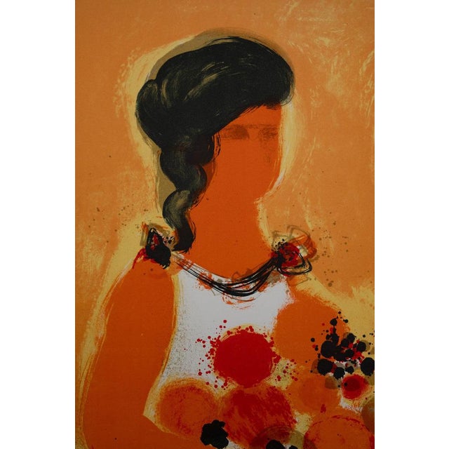 Modern Frédéric Menguy, The Conversation, Lithograph For Sale - Image 3 of 10