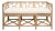 Matthew Izzo Home - Ferguson Natural Rattan Bench With Ivory Performance Linen Cushion For Sale