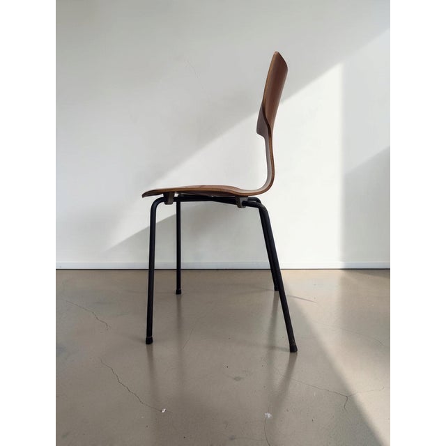 Wood Vintage Model 3103 Dining Chairs by Arne Jacobsen for Fritz Hansen, 1960s, Set of 6 For Sale - Image 7 of 18