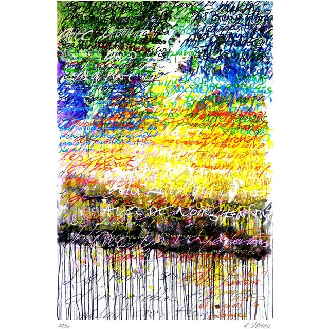 Richard Saint-Amans, The Drunken Boat, 2021, Screenprint For Sale - Image 6 of 6