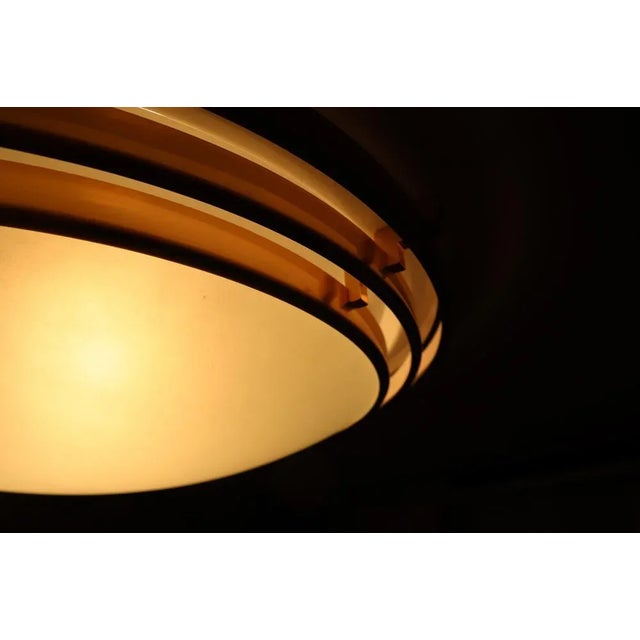 Gold Large Ceiling Lamp in Brass and Glass from Estiluz For Sale - Image 8 of 12