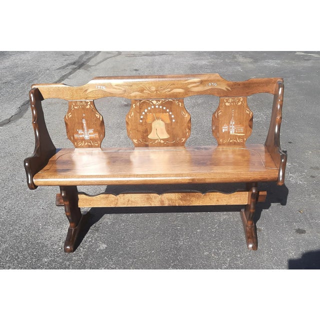 This rock solid bench is made by Standard Chair of Gardner Inc. in Massachusetts. What we have found out is a limited...