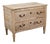 Italian Neoclassical 18th Century Bleached Walnut Commode with Fluted Side Posts For Sale
