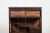 Vintage Zebra Wood Japanese Cabinet with Sliding Doors and Curving Open Shelves For Sale In New York - Image 6 of 12