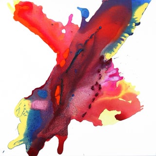 ''Rising'' Contemporary Abstract Acrylic Painting by Clara Berta For Sale