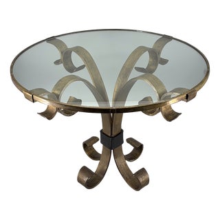 Hollywood Regency Brass Coffee Table, 1960s For Sale