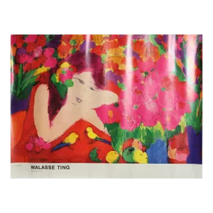 Dame aux Fleurs, Walasse Ting, Poster