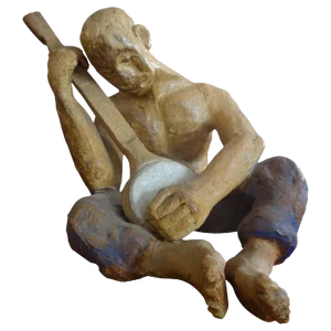 Mid 20th Century Terra Cotta Figural Sculpture