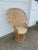 Bohemian Wicker Emanuelle Peacock Chair For Sale - Image 4 of 13