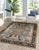 Traditional 9x12 Navy Floral Traditional Hand Knotted Wool Carpet Rug For Sale - Image 3 of 5