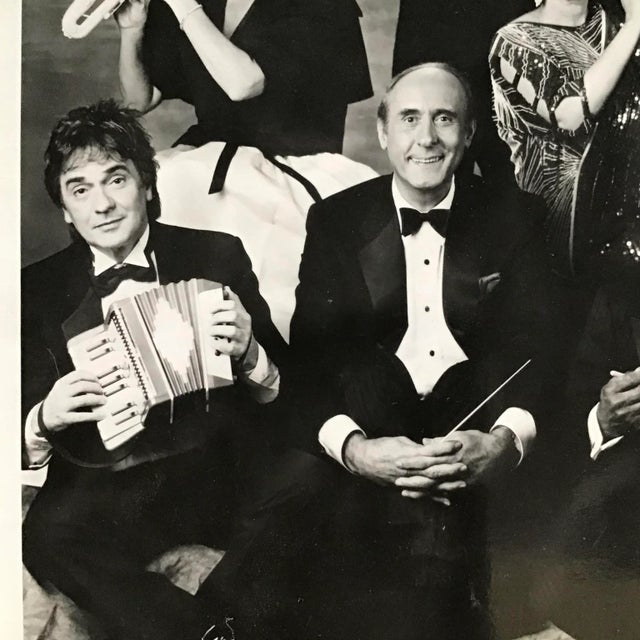 “Friends of Mancini” Signed Photograph by Dudley Moore Tribute to Henry Mancini 1987 For Sale - Image 4 of 11
