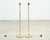 Casella Lighting Pair of Mid-Century Brass Adjustable Pharmacy Floor Lamps For Sale - Image 4 of 18
