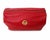 Vintage Celine Red Leather Vanity Case / Cosmetic Clutch With Gold Hardware For Sale - Image 10 of 14