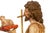 German or Austrian Polychromed Statue Sculpture of Saint John the Baptist For Sale - Image 12 of 18
