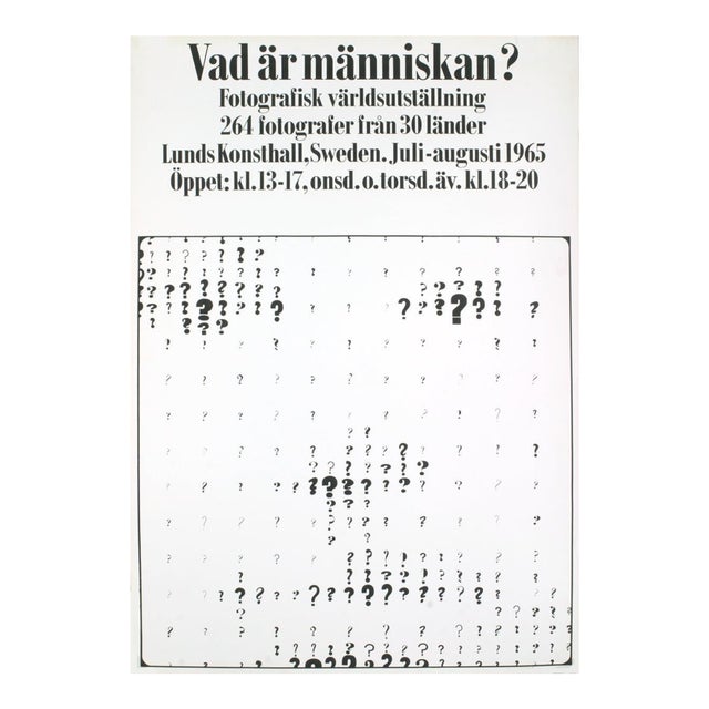 Artist Unknown Vad Ar Manniskan, 1969 For Sale
