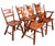 Amber Set of Six Herman DeVries Cushman Colonial Dining Chairs With Early Metal Tag For Sale - Image 8 of 17
