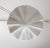 Contemporary Large Undulating White Plaster Shell Pendant Light UL Listed, 29" For Sale - Image 3 of 7