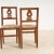 Set of Neoclassical Walnut Chairs For Sale - Image 5 of 6