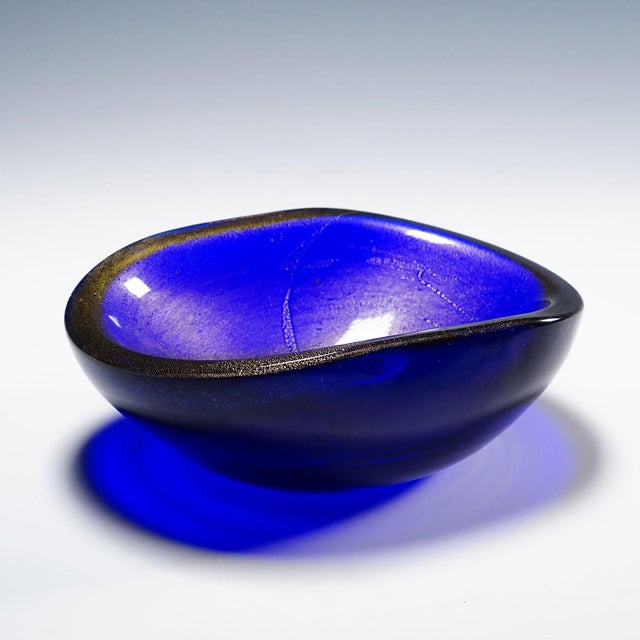 Mid-Century Modern Vintage Art Glass Bowl by Seguso Murano 1950s For Sale - Image 3 of 10