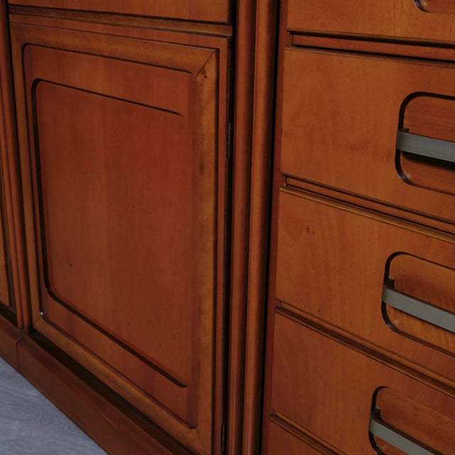 Italian Modular Sideboard in Wood, 1980s For Sale - Image 18 of 18