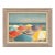 Vintage Impressionist Beach Scene "Umbrellas" Oil Painting by Helen Carmichael For Sale