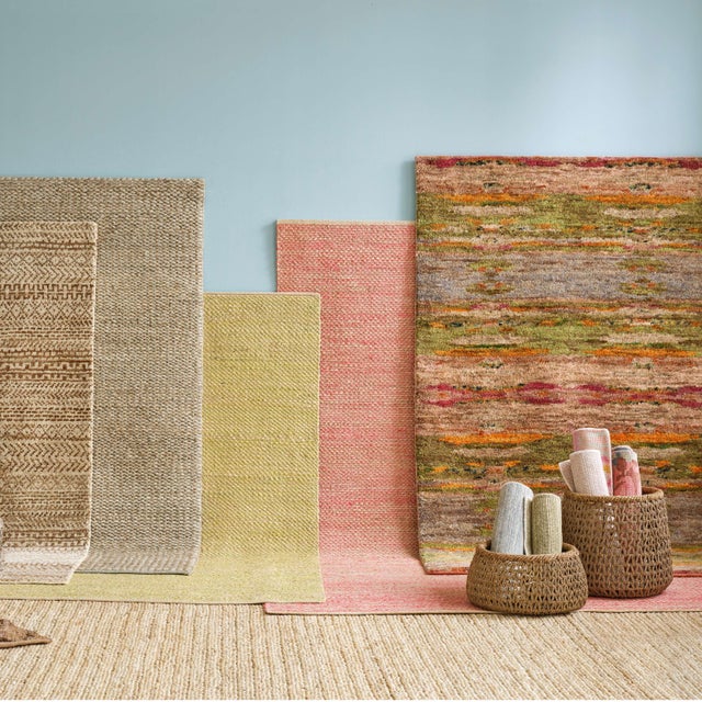 2020s Dash & Albert by Annie Selke Quartz Ocean Woven Viscose/Cotton Rug, 5' x 8' For Sale - Image 5 of 6