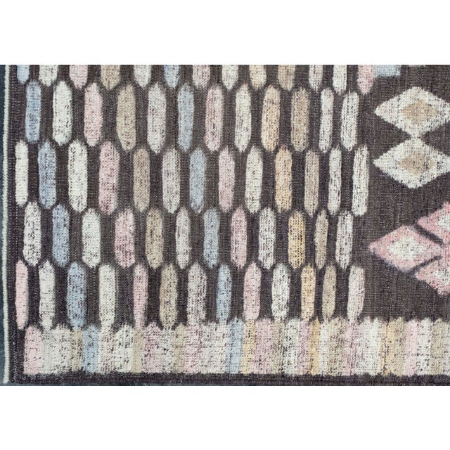 Turkish Kilim Oriental Handmade Flatweave 10'2" x 12'7" #18678 For Sale - Image 4 of 8