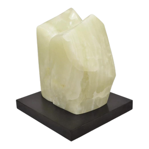 Sheryl C. Benjamin Modern Abstract Carved Onyx Polished Stone Sculpture