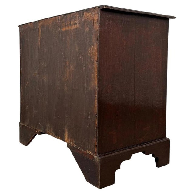 18th Century English Oak Chest of Drawers For Sale - Image 11 of 12