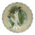 French Majolica Asparagus Plate Salins, Circa 1890 For Sale
