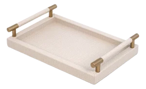 Leather Dedalo Tray from Pinetti