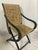 Napoleon III Ebonized Folding Armchair — Original Crewelwork, c.1875 For Sale - Image 13 of 14