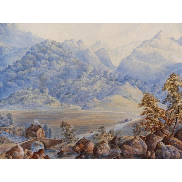 Monogrammed AM, The Glen, 1863, Watercolour For Sale - Image 13 of 14