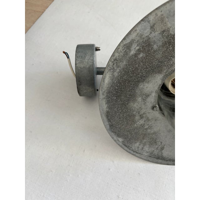 Mid-Century Scandinavian Metal Outdoor Wall Lamp by Louis Poulsen, 1950s For Sale - Image 6 of 9