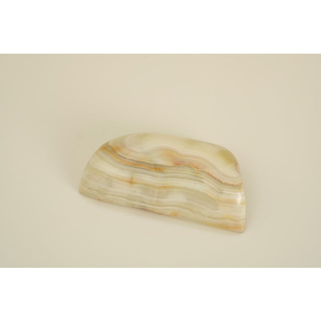 Mid-Century Modern Bowl in Onyx Natural Stone, 1970s For Sale - Image 9 of 11