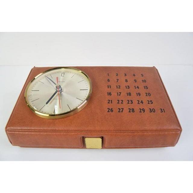 Vintage Clock and Calendar and Box, 1970. For Sale - Image 3 of 13