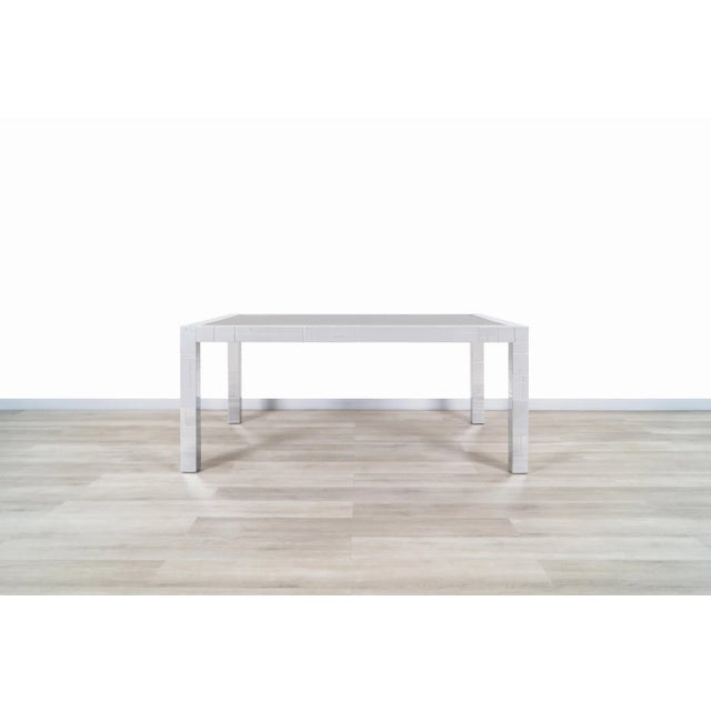 Vintage “Cityscape” Chrome Dining Table by Paul Evans for Directional, 1970s For Sale In Los Angeles - Image 6 of 13