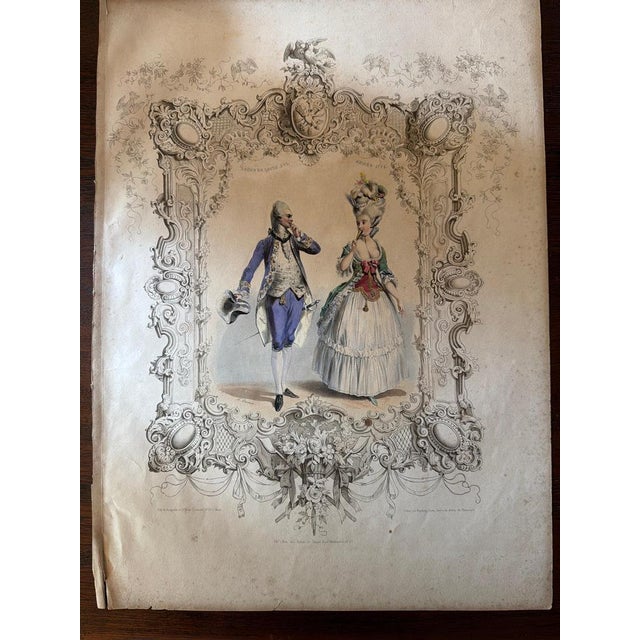 Court Costume, 1847, Lithograph For Sale - Image 6 of 10