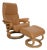 Set of Leather Lounge Chair and Ottoman from Himolla For Sale
