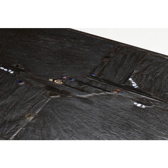 Coffee Table with Agate Top by Paul Kingma, Netherlands, 1988 For Sale - Image 17 of 18