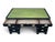 1920s Antique British Campaign Style Executive Desk With Green Leather Writing Top For Sale - Image 5 of 15