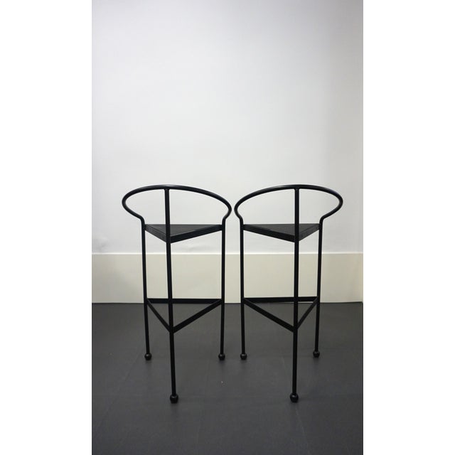 Vintage High Stools, 1986, Set of 2 For Sale - Image 13 of 14